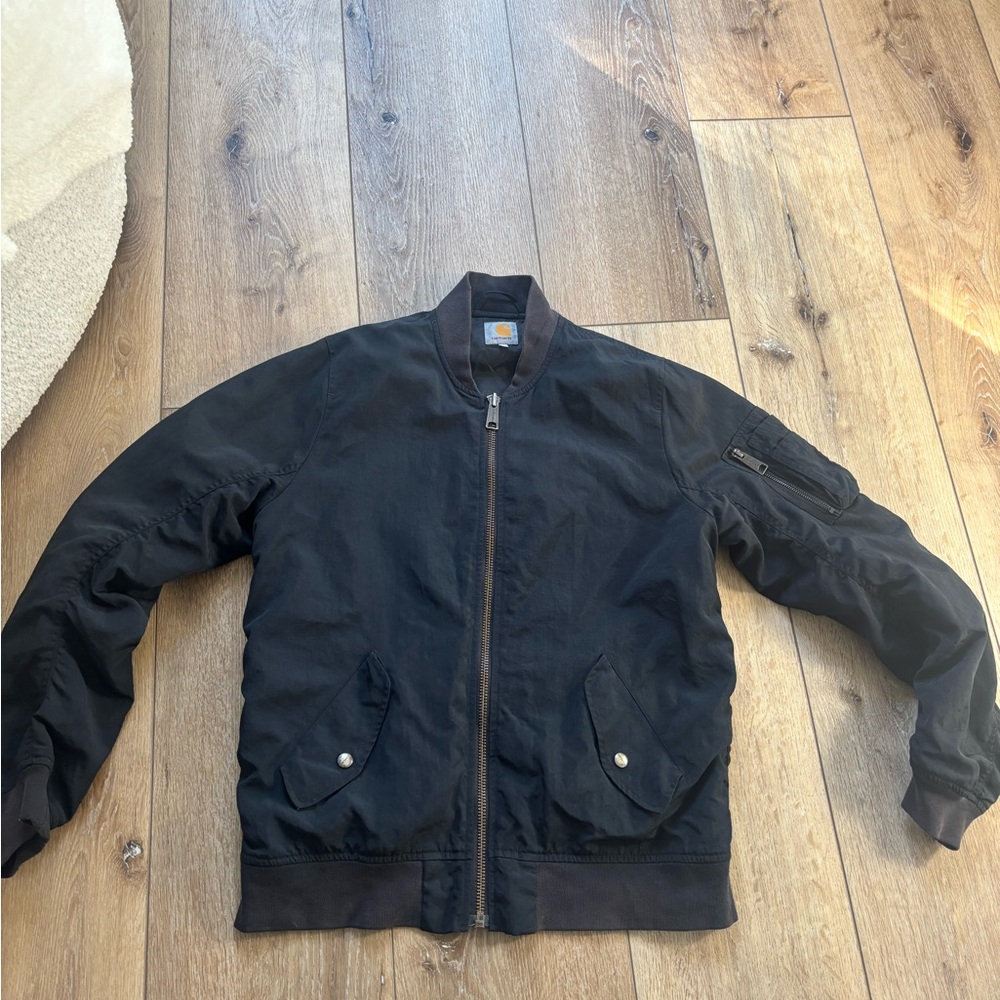 Womens Black Bomber Jacket